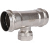 Тройник с резьбой ВПр-ВР 54x11/4"x54 пресс, нержавеющая сталь Rommer