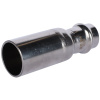 Муфта переходная однораструбная НПр 28x18 пресс, нержавеющая сталь Rommer