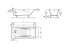 Ванна чугунная Roca Malibu 170x75 белая 2309G000R