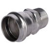 Соединитель ВПр-НР 35x1" пресс, нержавеющая сталь Rommer