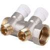 Коллектор 2 выхода STOUT 1"x1/2" с вентилями SMB 6851 011202