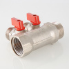 Коллектор 2 выхода Valtec 1"x3/4"Н евроконус с кранами VTc.580.NE.0602