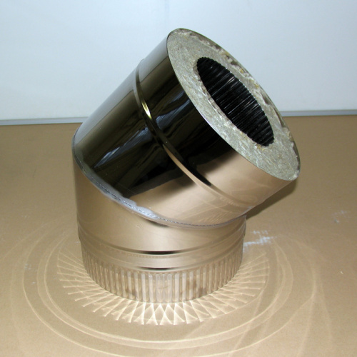 Отвод 45° D=150(0.5)/250 нерж.304/430