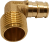 Угольник с резьбой РОСТерм 16x1/2"Н латунь, лайт Q&E PE-x L16ELB12EXT