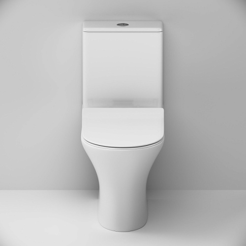 Унитаз-компакт Am.Pm Sense C748600SC белый, FlashClean безободковый с сиденьем микролифт