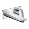 Смеситель для раковины Hansgrohe Logis 71220000 хром, настенный, излив 195 мм