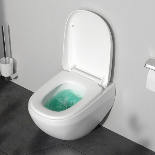 Подвесной унитаз Am.Pm Sensation C301700WH белый, FlashClean безободковый