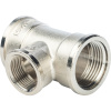 Тройник переxодной Stout 1"x3/4"x1"ВВВ никелированный SFT-0022-001341