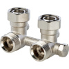 Узел подключения радиатора, 3/4"EK угловой с байпасом Stout SVH-0003-000020