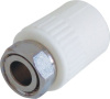 Соединитель с накидной гайкой Kalde 25х3/4"В полипропилен 3222-tun-250c00
