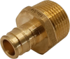 Соединитель РОСТерм 16x3/4"Н латунь, лайт Q&E PE-x L16COUP34EXT