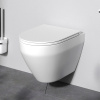Подвесной унитаз Am.Pm Spirit V2.0 C701700SC белый, FlashClean безободковый с сиденьем микролифт