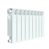 Биметаллический радиатор Rifar Base 350 - 9 секций, боковое, белый