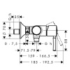 Смеситель для душа Hansgrohe Тalis Classic 14161000