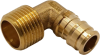 Угольник с резьбой РОСТерм 16x1/2"Н латунь, лайт Q&E PE-x L16ELB12EXT