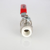 Кран латунный Valtec 25 с полипропиленовыми муфтами VTp.745.0.025