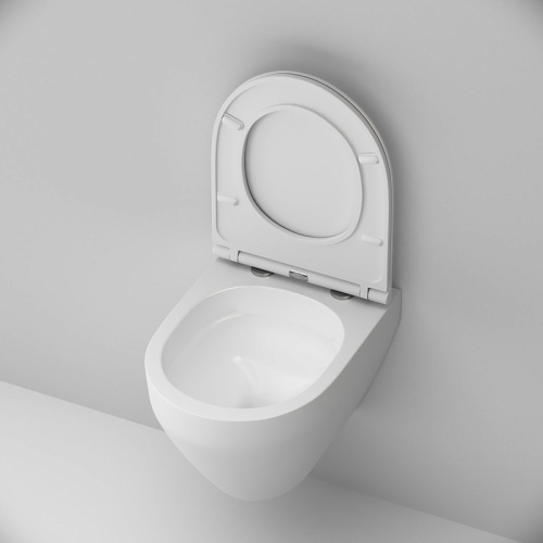 Подвесной унитаз Am.Pm Spirit V2.0 C701700MWSC белый матовый, FlashClean безободковый с сиденьем микролифт