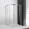 Душевой уголок 100x100 Cezares MOLVENO-R-22-80+20-P-Cr