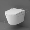 Подвесной унитаз-биде Am.Pm Inspire CCC501700SC белый, электро-крышка биде, 2 режима