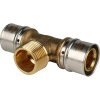 Тройник с резьбой пресс 32x1"Нx32 Stout металлопластик SFP-0008-320132