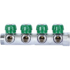 Коллектор 4 выхода STOUT 1"x1/2" с вентилями SMB-6850-011204