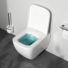 Подвесной унитаз Am.Pm Gem C901701SC белый, FlashClean безободковый с сиденьем микролифт