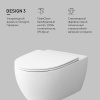 Подвесной унитаз Am.Pm Awe C111700SC белый, FlashClean безободковый с сиденьем микролифт