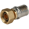 Соединитель с накидной гайкой пресс 20x1/2"В Stout металлопластик SFP-0016-001220