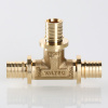 Тройник надвижной переходной Valtec 25(3,5)х20(2,8)х20(2,8) VTm.431.BG.252020