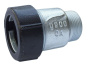 Соединитель обжимной GEBO Quick AK 1 1/4"x1 1/4"НР из ковкого чугуна
