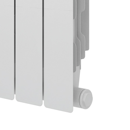 Биметаллический радиатор Royal Thermo Revolution B 500 - 6 секций, боковое, белый
