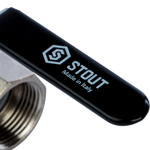 Кран шаровой 1"ВН ручка рычаг Stout SVB-0003-000025