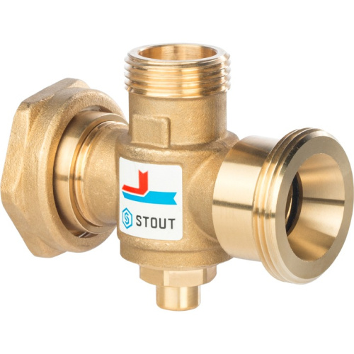 Термостатический смесительный клапан Stout G 1)41/2M-G 1)41/2F-G 1)4M 60°С