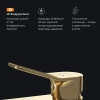 Смеситель для раковины AM.PM X-Joy F85A92099 высокий, золото