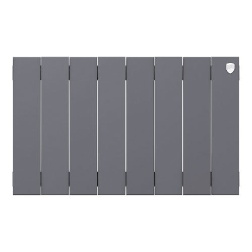 Биметаллический радиатор Royal Thermo PianoForte 300 - 8 секции, боковое, серебристый Silver Satin