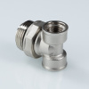 Тройник коллекторный Valtec 3/4"х1/2"х1/2"НВВ с вращающимся штуцером VTc.630.N.0504