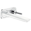 Смеситель для раковины Hansgrohe PuraVida 15085400 белый, настенный, излив 225 мм