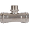 Тройник с резьбой ВПр-НР 54x11/4"x54 пресс, нержавеющая сталь Rommer