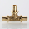Тройник надвижной переходной Valtec 25(3,5)х20(2,8)х20(2,8) VTm.431.BG.252020