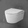 Подвесной унитаз Am.Pm Func C8F1700MWSC белый матовый, FlashClean безободковый с сиденьем микролифт
