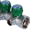 Коллектор 4 выхода STOUT 1"x1/2" с вентилями SMB-6850-011204