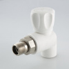 Кран шаровой Valtec 25х3/4"Н со сгоном угловой полипропилен VTp.718.0.02505