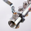 Коллектор отопления Valtec 1"латунь, 10x3/4"ЕК без расходомеров VTc.594.EMNX.0610
