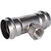 Тройник с резьбой ВПр-ВР 54x1"x54 пресс, нержавеющая сталь Rommer