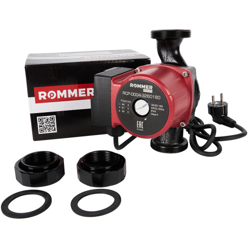Циркуляционный насос Rommer PROFI 32/60-180 мм, до 68 л./мин.