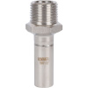 Вставка переходная НПр-НР 15x1/2" пресс, нержавеющая сталь Rommer
