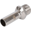 Вставка переходная НПр-НР 15x1/2" пресс, нержавеющая сталь Rommer