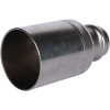 Муфта переходная однораструбная НПр 54x28 пресс, нержавеющая сталь Rommer