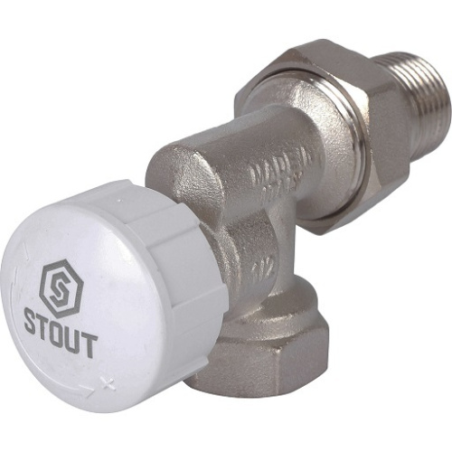 Клапан термостатический Stout осевой, 1/2"ВН SVT 0005 000015