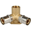 Водорозетка проходная пресс 20x1/2"В Stout металлопластик SFP-0015-001220